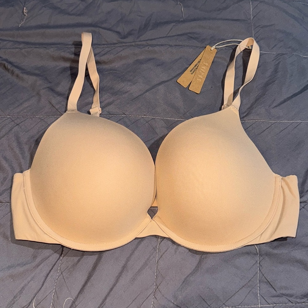 SKIMS FITS EVERYBODY PUSH UP DEMI BRA ‘CLAY’